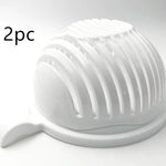 Lurrix Creative Salad Cutter Bowl – 60s Fruit & Vegetable Chopper