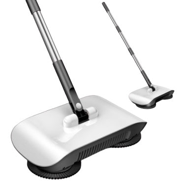Lurrix 3-in-1 Hand Push Sweeper – Broom, Dustpan & Mop Floor Cleaner