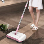 Lurrix 3-in-1 Hand Push Sweeper – Broom, Dustpan & Mop Floor Cleaner