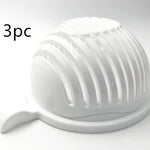 Lurrix Creative Salad Cutter Bowl – 60s Fruit & Vegetable Chopper