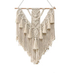 Lurrix Boho Macrame Wall Hanging – Hand-Woven Cotton Tapestry