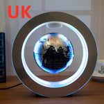 Floating Globe LED Light – Magnetic Levitating World Map | Lurrix