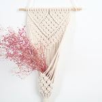 Lurrix Woven Net Bag Flower Basket – Handwoven Wall Decoration