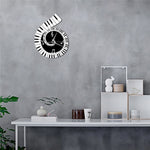 Lurrix Music Note Wall Clock – Piano Keyboard Treble Clef Design