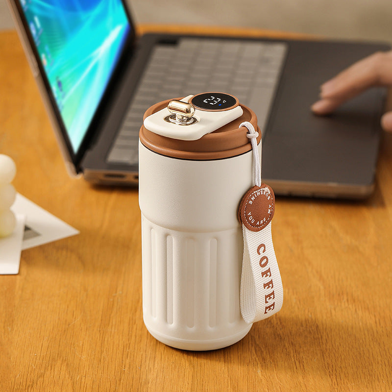 Smart Digital Thermal Bottle – 450ml Stainless Steel Flask | Lurrix