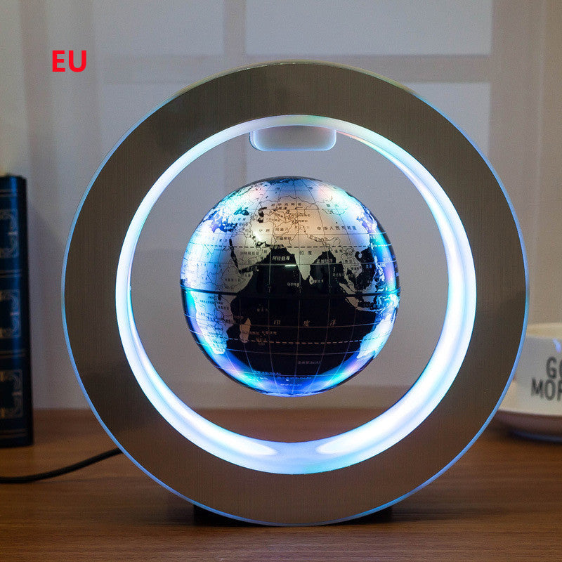 Floating Globe LED Light – Magnetic Levitating World Map | Lurrix