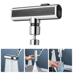 Lurrix 3-in-1 Rotating Kitchen Faucet – Waterfall & Splash-Proof Nozzle
