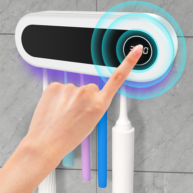 Smart UV Toothbrush Holder – Sterilizer & Dispenser | Lurrix