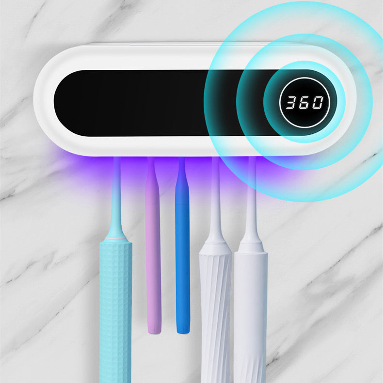 Smart UV Toothbrush Holder – Sterilizer & Dispenser | Lurrix