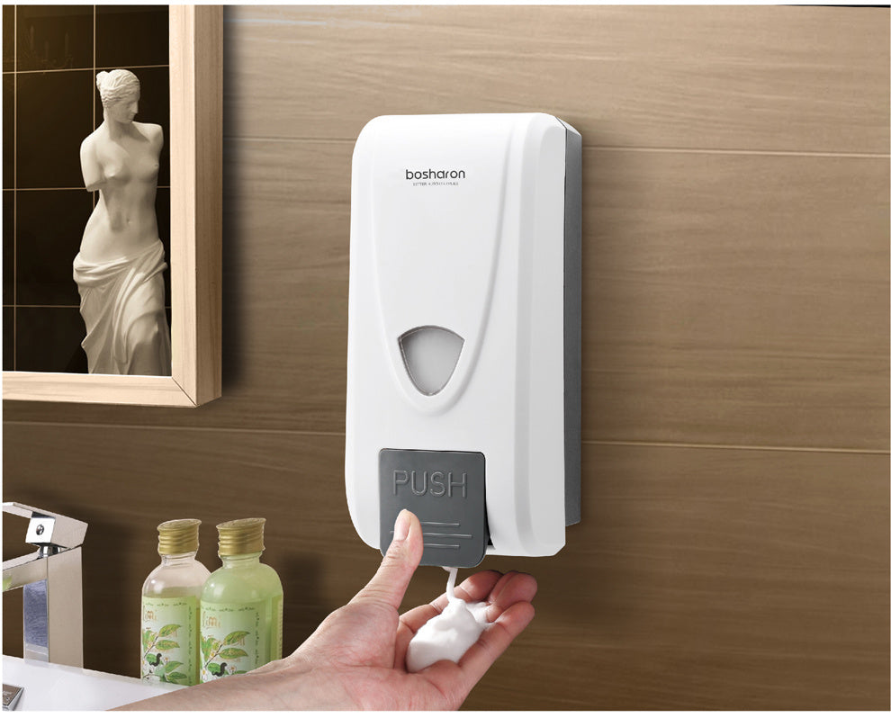 Lurrix Wall-Mounted Foam Soap Dispenser – 1000ml Hand Press Refillable Pump