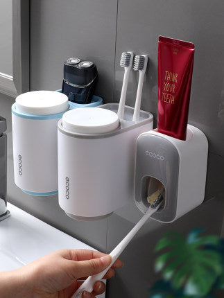 Automatic Toothpaste Dispenser – Wall Mounted Bathroom Set | Lurrix