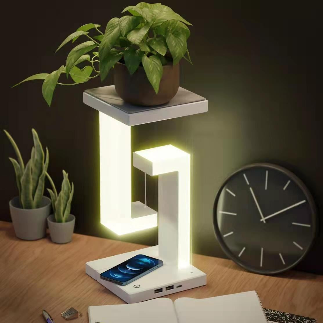 Creative Wireless Charging Suspension Table Lamp – Balance Lamp