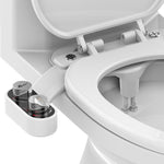 Lurrix Self-Cleaning Bidet Toilet Seat Attachment – Hot & Cold Water Spray