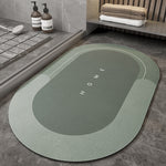 Lurrix Non-Slip Bathroom Floor Mat – Soft Cushioned Absorbent Door Rug