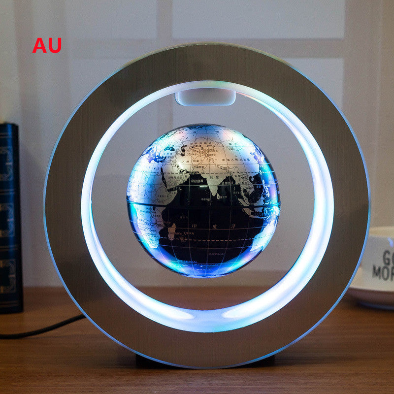 Floating Globe LED Light – Magnetic Levitating World Map | Lurrix