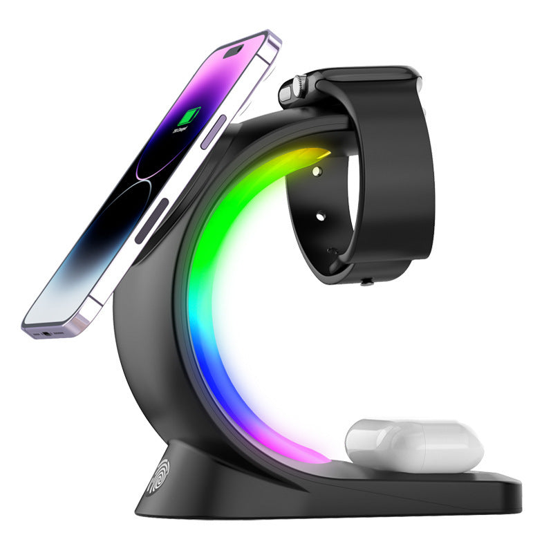 4-in-1 Magnetic Wireless Charger – Fast Charging Dock | Lurrix