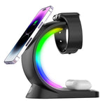 4-in-1 Magnetic Wireless Charger – Fast Charging Dock | Lurrix