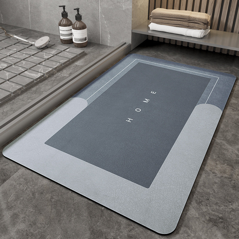 Lurrix Non-Slip Bathroom Floor Mat – Soft Cushioned Absorbent Door Rug