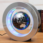 Floating Globe LED Light – Magnetic Levitating World Map | Lurrix