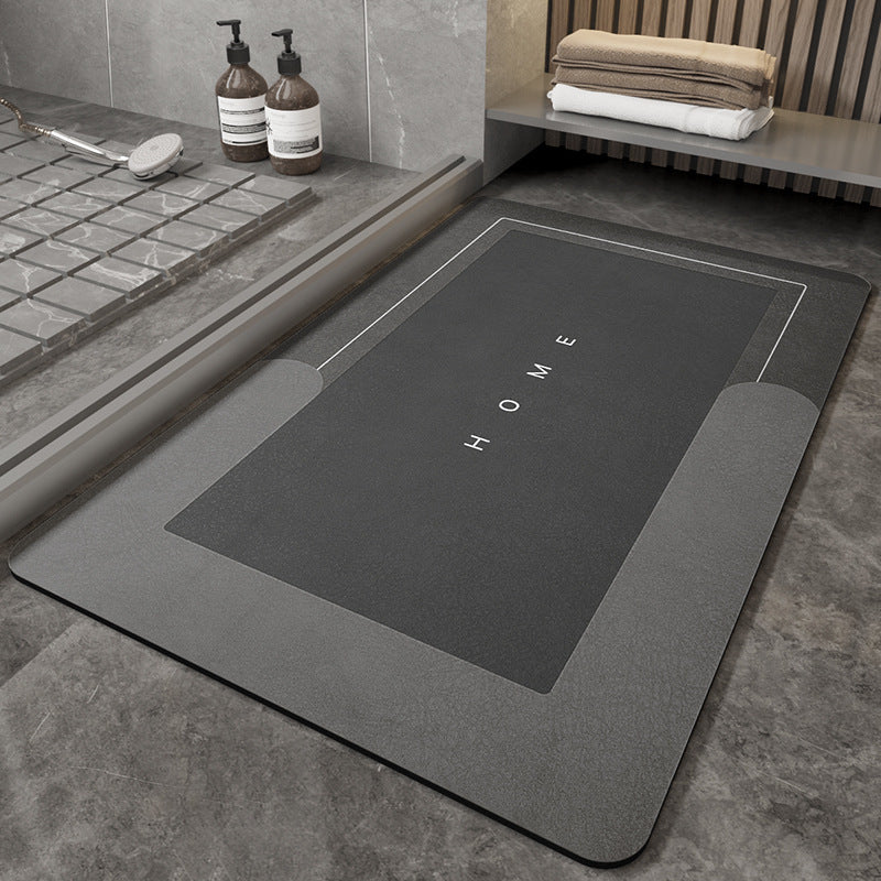 Lurrix Non-Slip Bathroom Floor Mat – Soft Cushioned Absorbent Door Rug