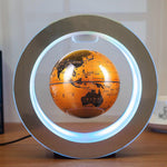 Floating Globe LED Light – Magnetic Levitating World Map | Lurrix