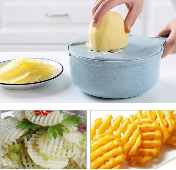 8-in-1 Mandoline Slicer – Vegetable Cutter & Grater Set | Lurrix