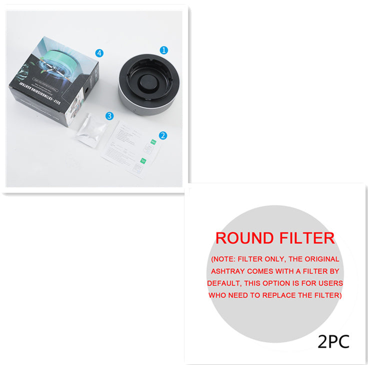 Lurrix Automatic Smoke Removal Air Purifier Ashtray – Quiet Anion Cleaner