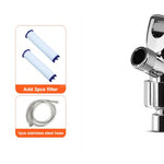 Lorrix High Pressure 360° Rotating Shower Head – Water Saving ABS Spray Nozzle.