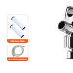 Lorrix High Pressure 360° Rotating Shower Head – Water Saving ABS Spray Nozzle.