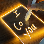 Creative LED Note Board Night Light – USB Message Lamp | Lurrix