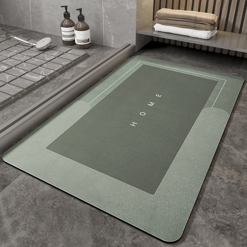 Lurrix Non-Slip Bathroom Floor Mat – Soft Cushioned Absorbent Door Rug
