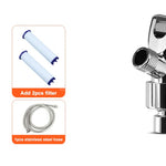 Lorrix High Pressure 360° Rotating Shower Head – Water Saving ABS Spray Nozzle.