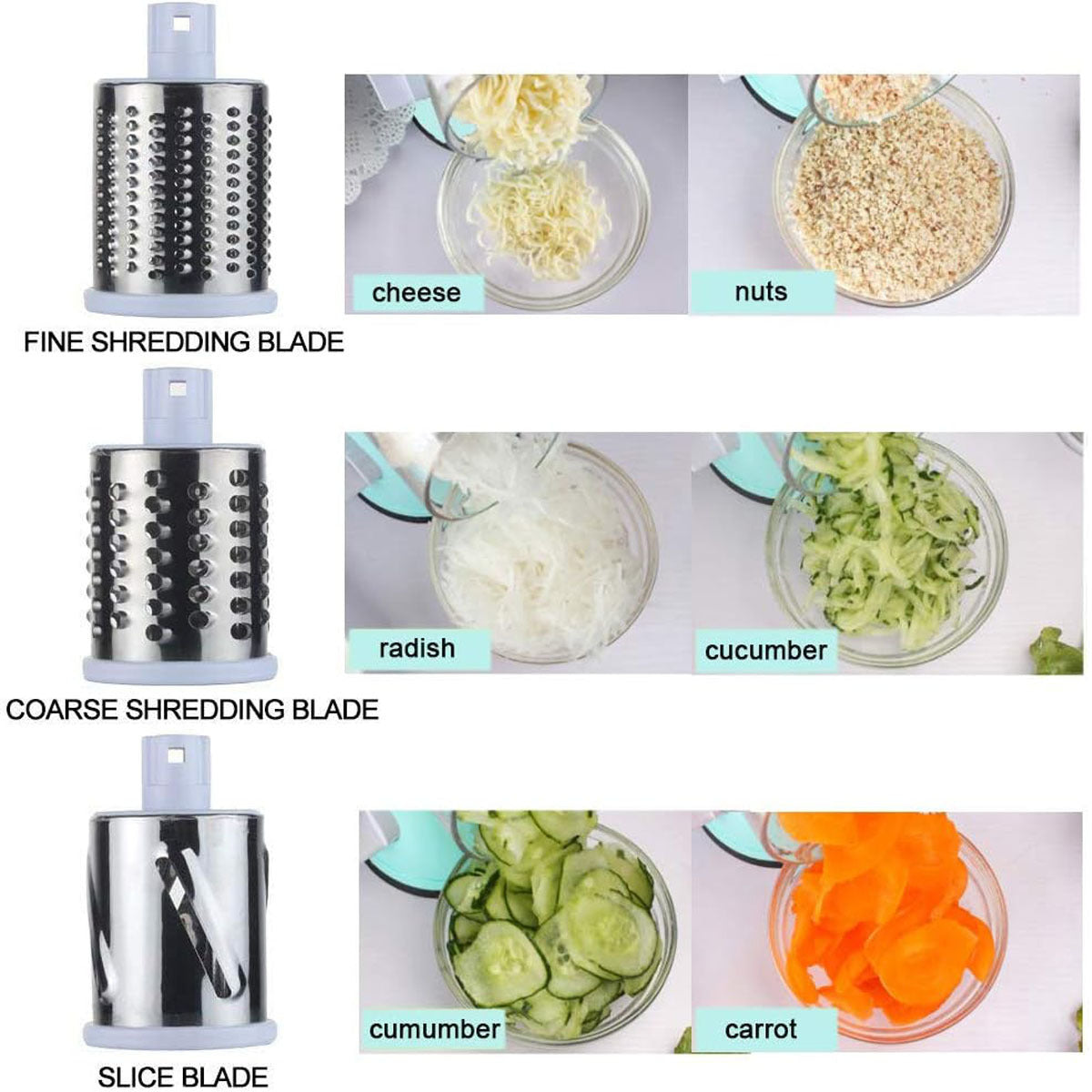 Manual Mandoline Vegetable Slicer – Multifunction Cutter | Lurrix