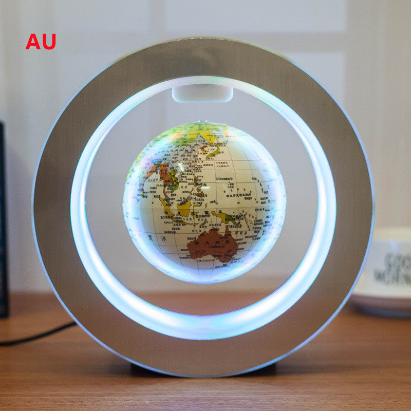 Floating Globe LED Light – Magnetic Levitating World Map | Lurrix