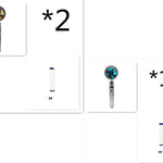 Lorrix High Pressure 360° Rotating Shower Head – Water Saving ABS Spray Nozzle.