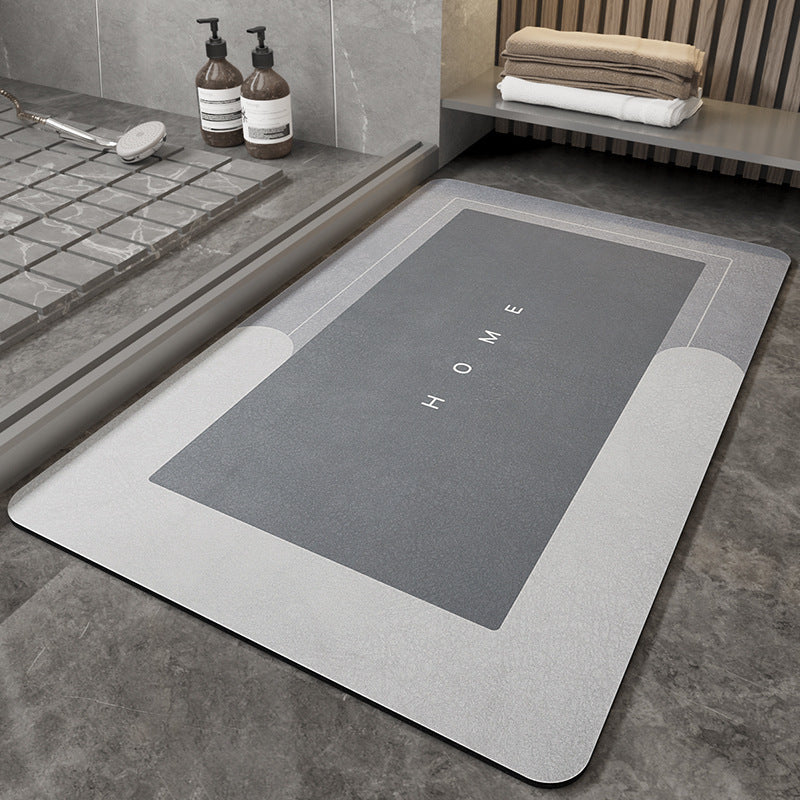 Lurrix Non-Slip Bathroom Floor Mat – Soft Cushioned Absorbent Door Rug