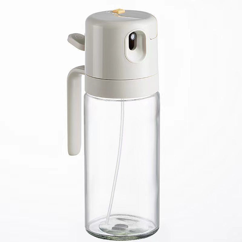 Lurrix 2-in-1 Oil Sprayer & Dispenser Bottle – 550ml Glass Cooking Mister